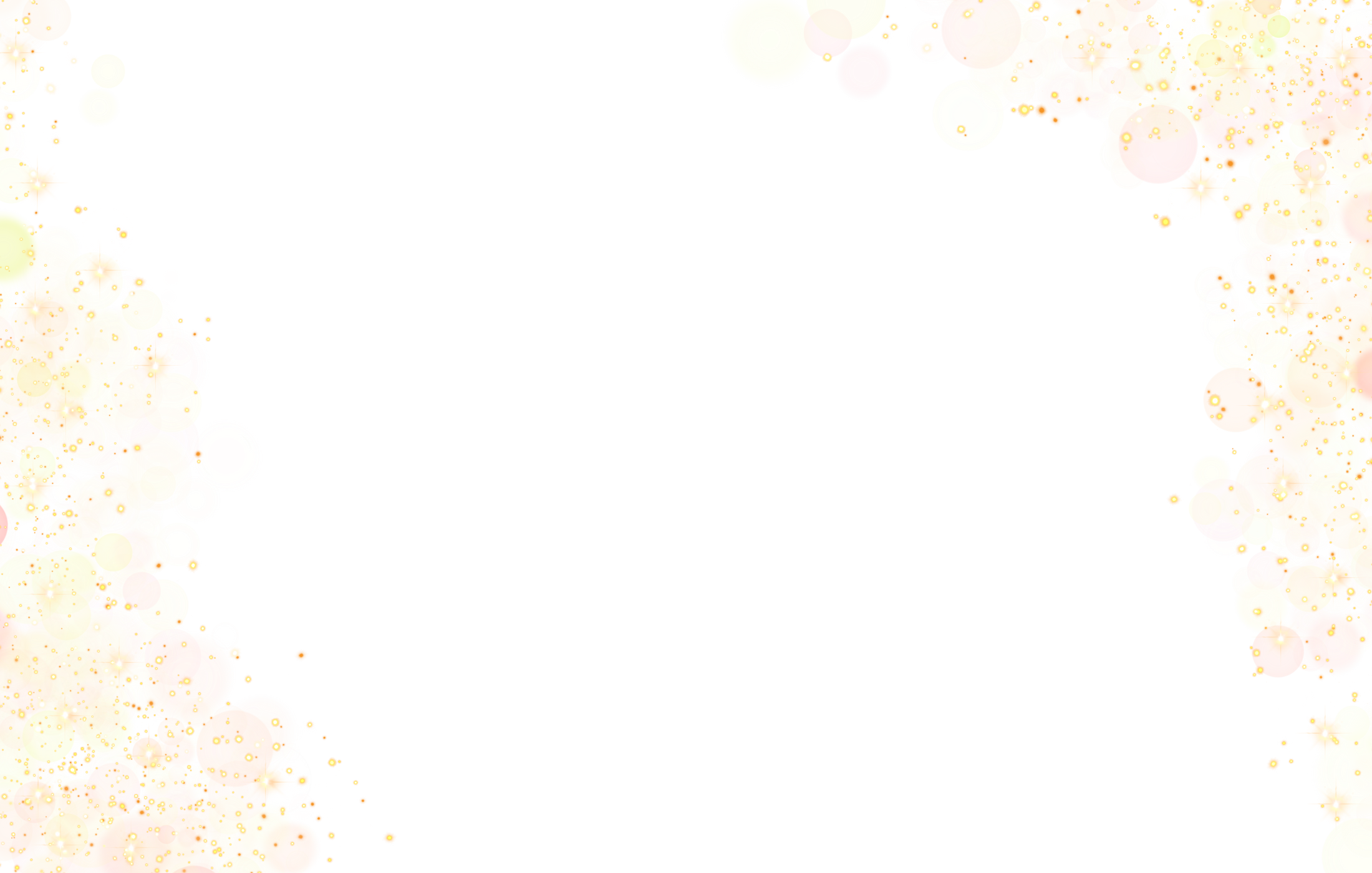 Luxury gold glitter. golden sparkle confetti. shiny glittering dust. corner frame border